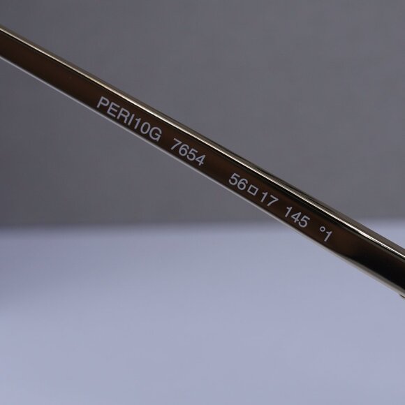 Palm Angels PERI10G QUARTZ 7654 Geometric Sunglasses - Gold/Green - Picture 9 of 11